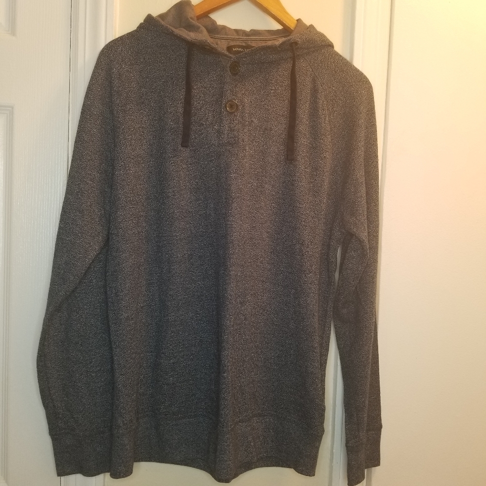 Banana Republic Men's Navy Hoodie Sweater Size LG